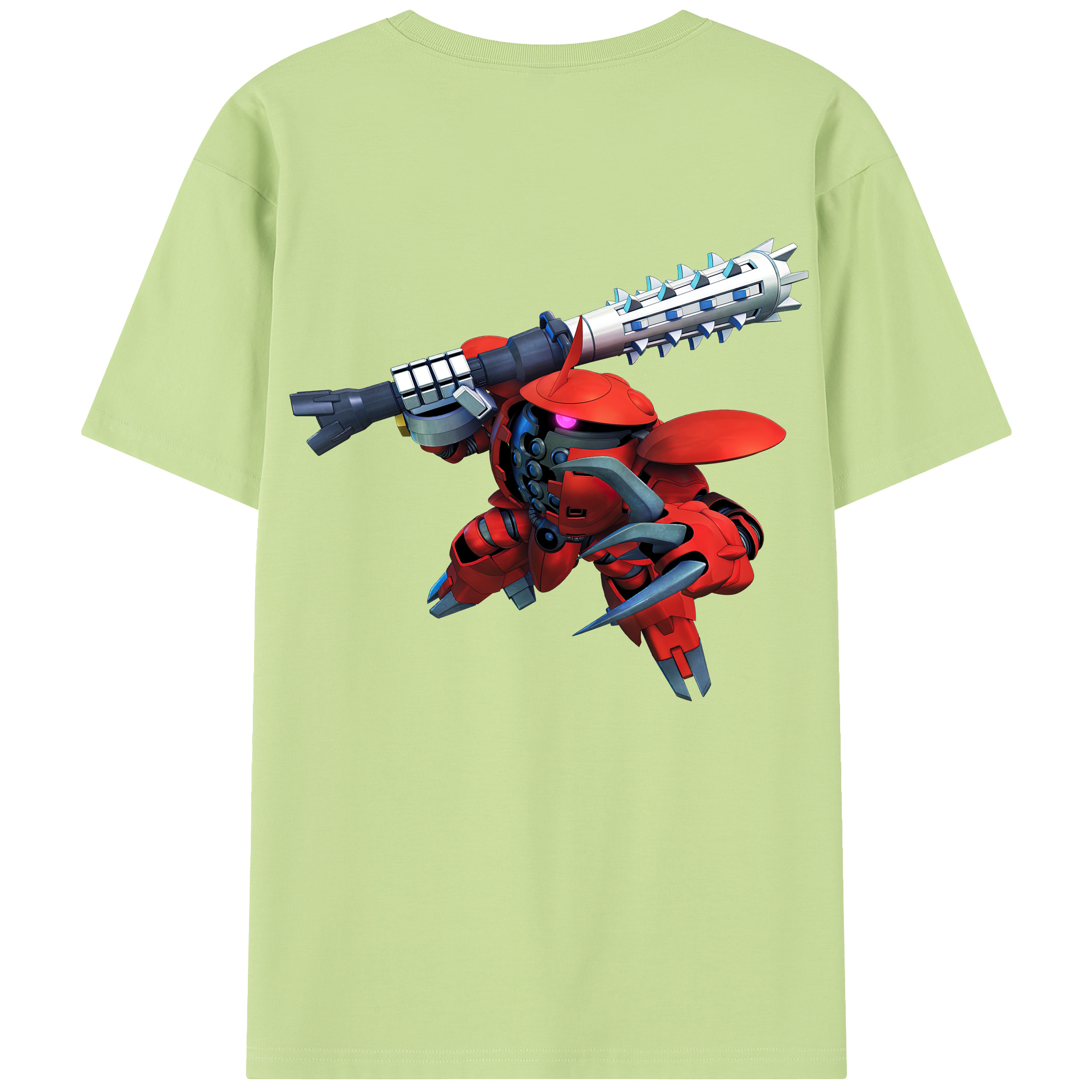 （画像用） 機動戦士ガンダム Mobile Suit Gundam 綿100％半袖Tシャツ（背面プリント）